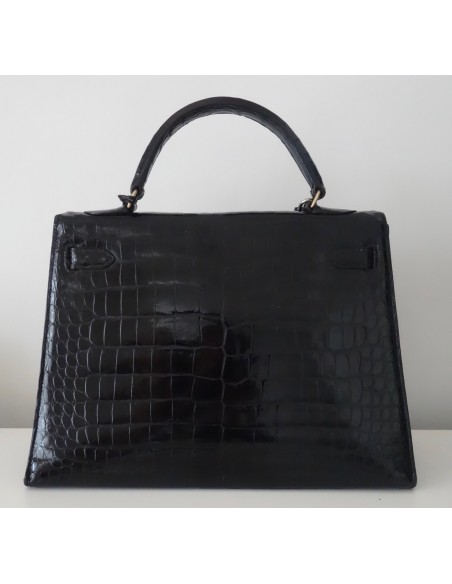 SAC HERMES KELLY CROCODILE 32