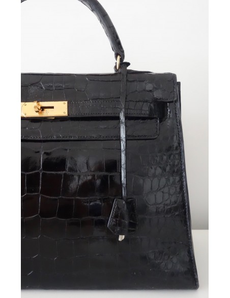 SAC HERMES KELLY CROCODILE 32