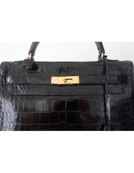 SAC HERMES KELLY CROCODILE 32