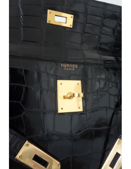 SAC HERMES KELLY CROCODILE 32