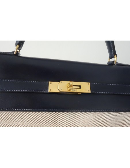 SAC HERMES KELLY BI-MATIERE