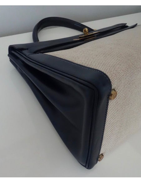 SAC HERMES KELLY BI-MATIERE