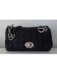 SAC DIOR RENDEZ-VOUS CUIR NOIR 2