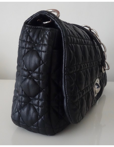 SAC DIOR RENDEZ-VOUS CUIR NOIR