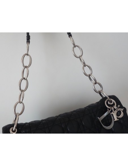 SAC DIOR RENDEZ-VOUS CUIR NOIR