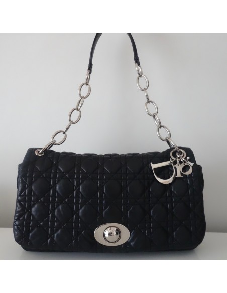 SAC DIOR RENDEZ-VOUS CUIR NOIR