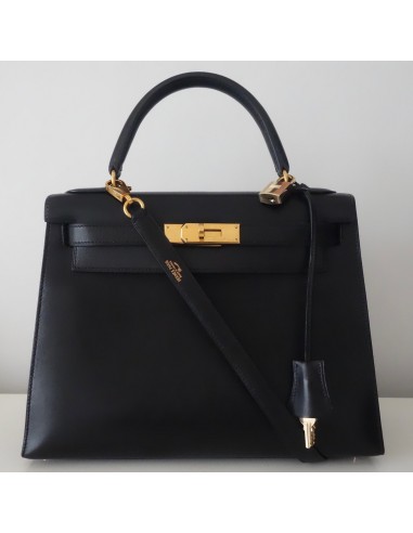 SAC HERMES KELLY 28 NOIR