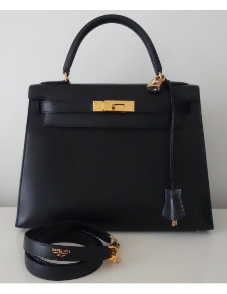 SAC HERMES KELLY 28 NOIR