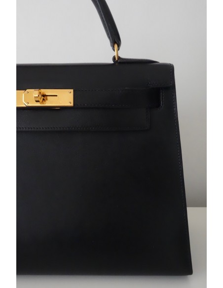 SAC HERMES KELLY 28 NOIR