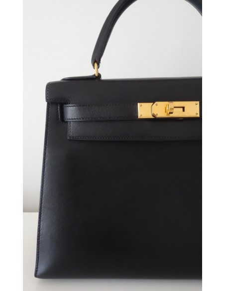 SAC HERMES KELLY 28 NOIR