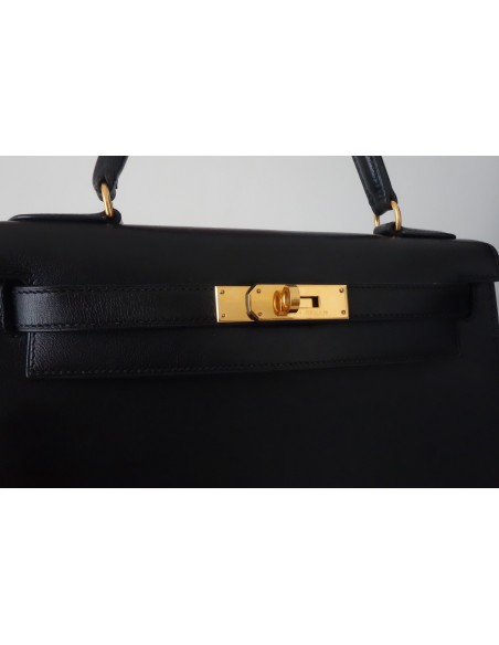 SAC HERMES KELLY 28 NOIR