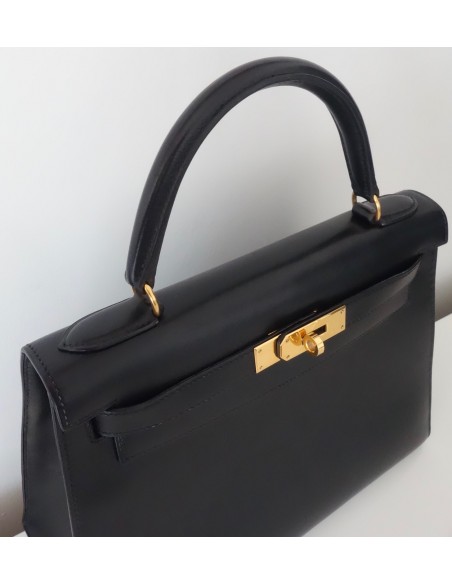 SAC HERMES KELLY 28 NOIR