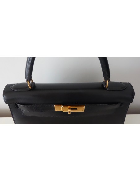 SAC HERMES KELLY 28 NOIR