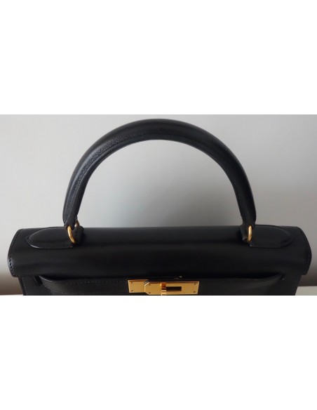 SAC HERMES KELLY 28 NOIR