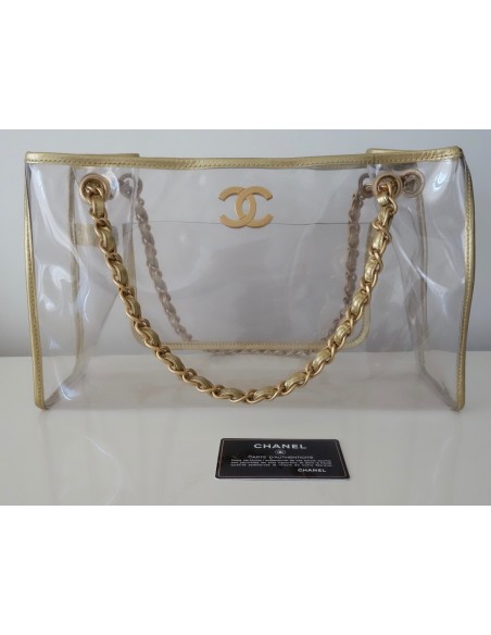 SAC CHANEL SHOPPING VINYL