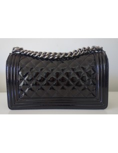 SAC CHANEL BOY VERNI NOIR 2