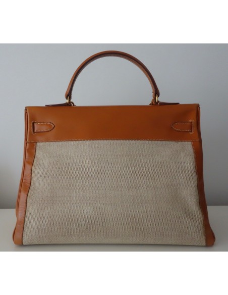 SAC HERMES KELLY BI-MATIERE