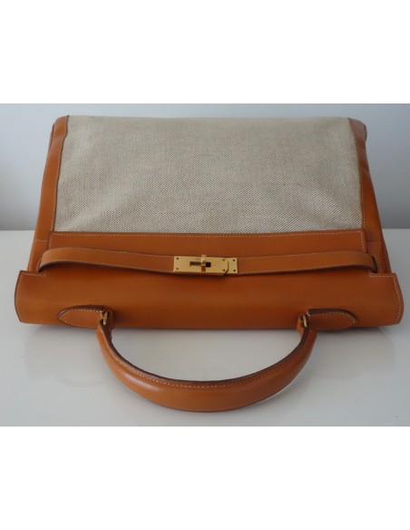 SAC HERMES KELLY BI-MATIERE