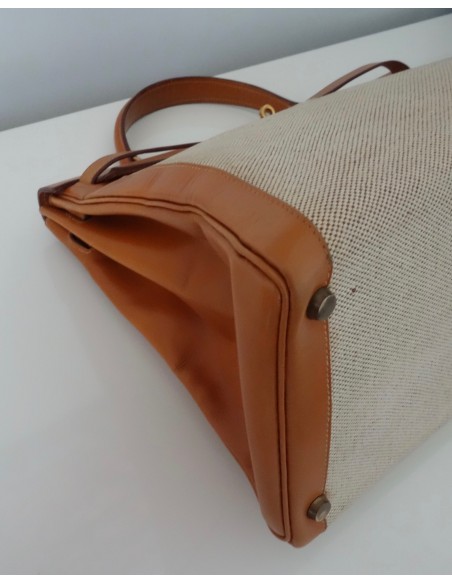 SAC HERMES KELLY BI-MATIERE