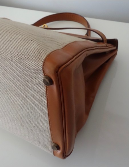 SAC HERMES KELLY BI-MATIERE