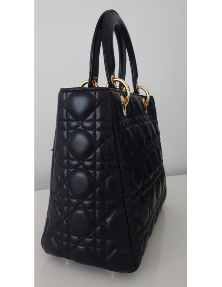 SAC LADY DIOR MEDIUM NOIR