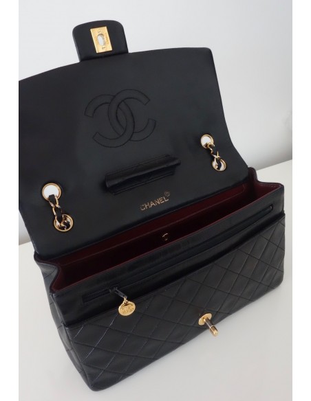 SAC CHANEL CLASSIQUE VINTAGE NOIR