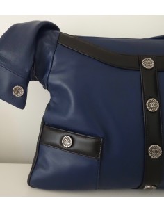 SAC CHANEL GIRL CUIR BLEU 2