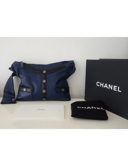 SAC CHANEL GIRL CUIR BLEU