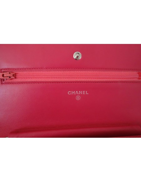 WALLET ON CHAIN CHANEL ROSE