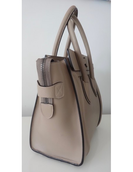 SAC CELINE MICRO LUGGAGE CUIR GRIS