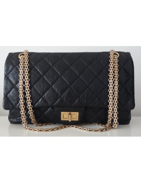 SAC CHANEL 2.55 NOIR JUMBO