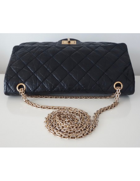 SAC CHANEL 2.55 NOIR JUMBO