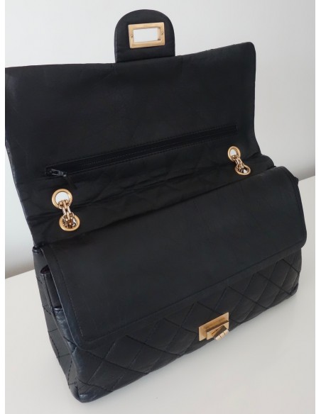 SAC CHANEL 2.55 NOIR JUMBO