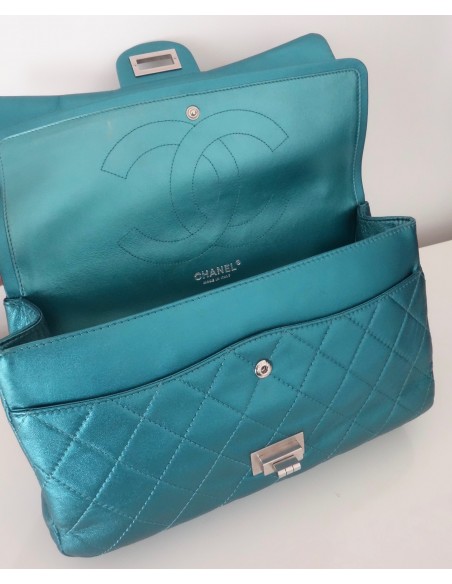 SAC CHANEL 2.55 JUMBO VERT