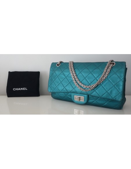 SAC CHANEL 2.55 JUMBO VERT