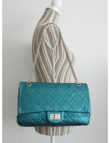 SAC CHANEL 2.55 JUMBO VERT