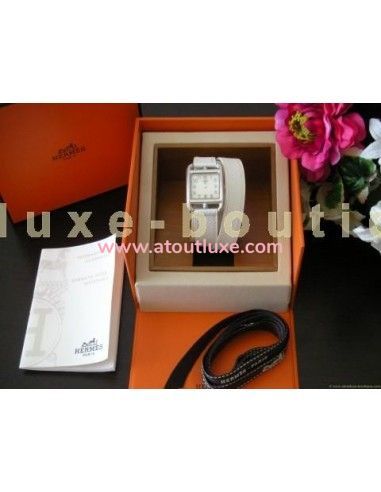MONTRE CAPE COD HERMES DOUBLE TOUR BLANC MONTRE CAPE COD HERMES DOUBLE TOUR BLANC