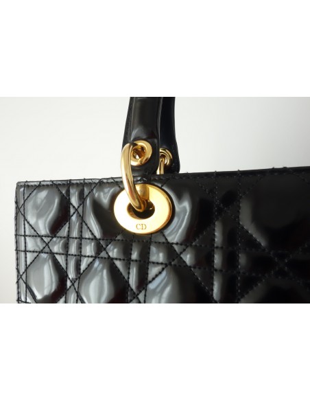 SAC LADY DIOR GRAND MODELE NOIR