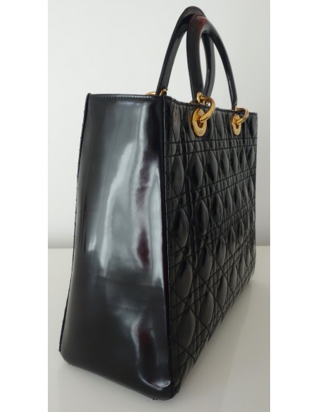 SAC LADY DIOR GRAND MODELE NOIR