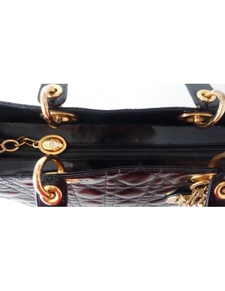 SAC LADY DIOR GRAND MODELE NOIR