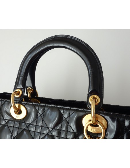 SAC LADY DIOR GRAND MODELE NOIR