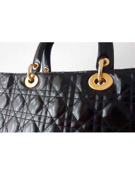 SAC LADY DIOR GRAND MODELE NOIR