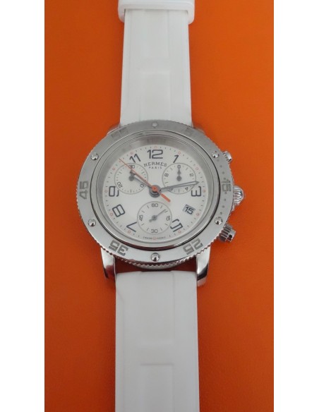 MONTRE HERMES CLIPPER CHRONO POUR DAME