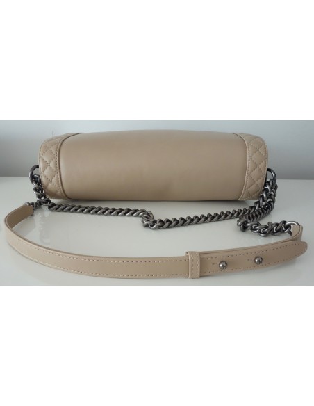 SAC CHANEL BOY TGM CUIR BEIGE