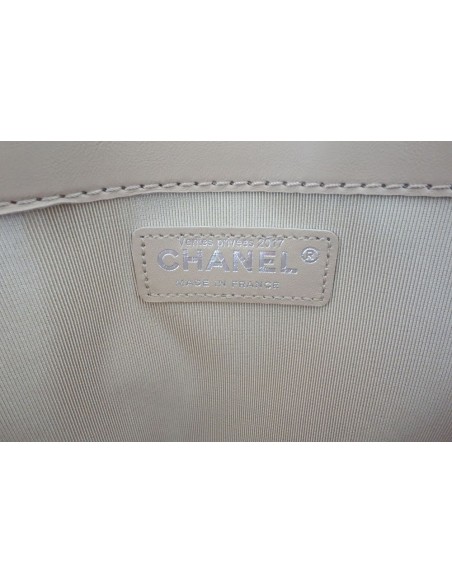 SAC CHANEL BOY TGM CUIR BEIGE