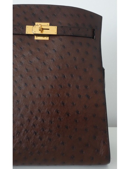 SAC HERMES KELLY SPORT AUTRUCHE