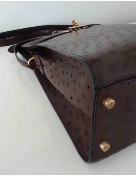 SAC HERMES KELLY SPORT AUTRUCHE