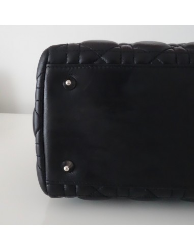 SAC LADY DIOR CUIR NOIR SAC LADY DIOR CUIR NOIR