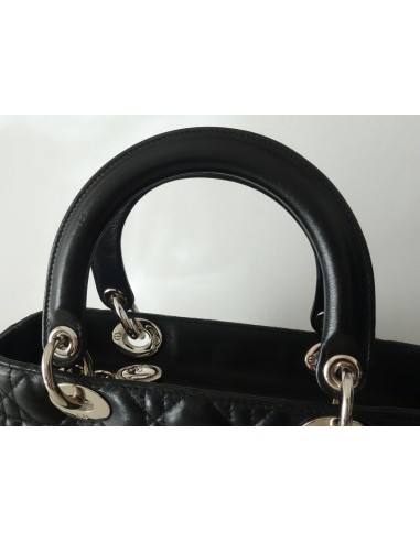 SAC LADY DIOR CUIR NOIR SAC LADY DIOR CUIR NOIR