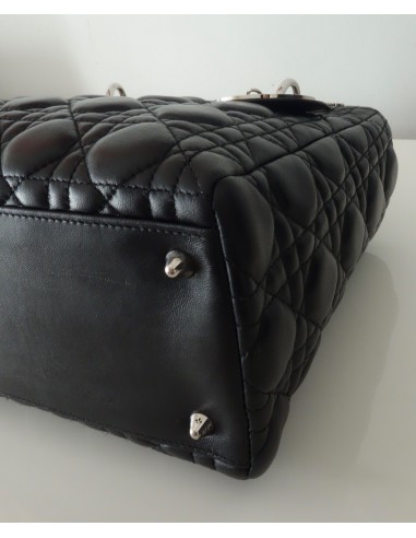 SAC LADY DIOR CUIR NOIR SAC LADY DIOR CUIR NOIR